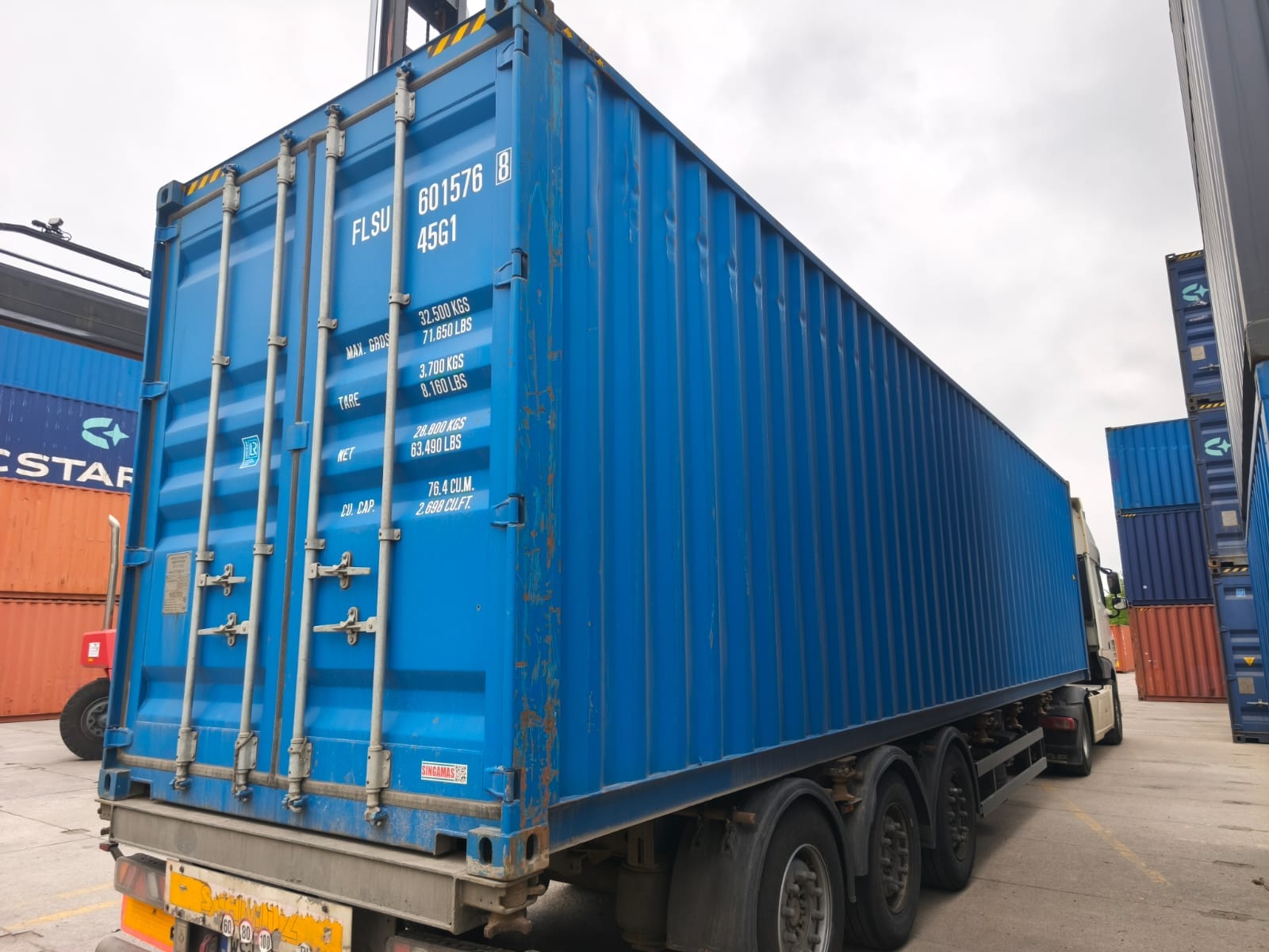 Kontener morski 40'HC IICL 12m używany ŁÓDŹ – Bild 2